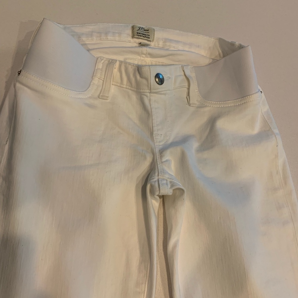 J Crew white maternity jeans 29 Tall
